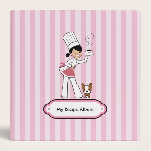Personalized Recipe Binder for Girls