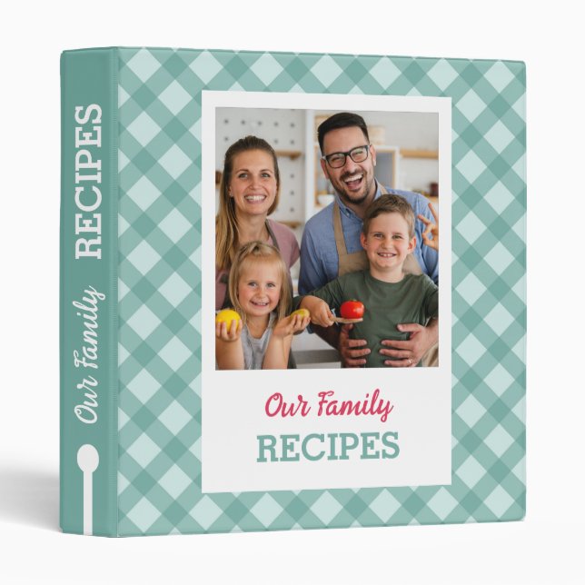 Personalized Recipe Binder (Your Photo) (Front/Spine)