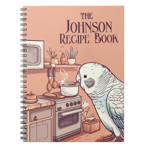 Personalized Recipe Book with Cooking Budgie