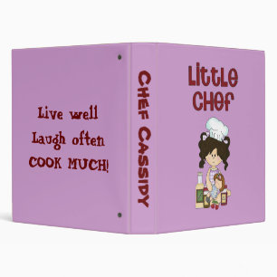 Personalized Recipe Books Cute Kids binders
