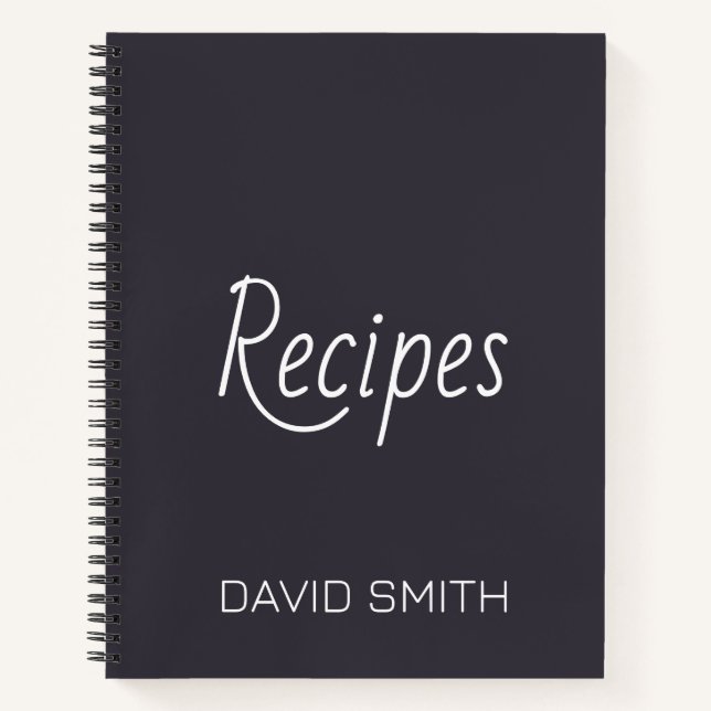Personalized Recipe Journal (Front)