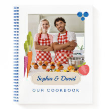 Personalized Recipe Journal (Add Your Photo) 