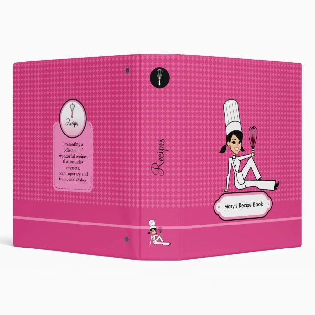 Personalized Recipe Journal Binder - 2013 (Background)