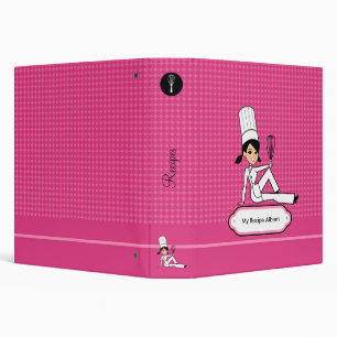 Personalized Recipe Journal Binder Illustrated