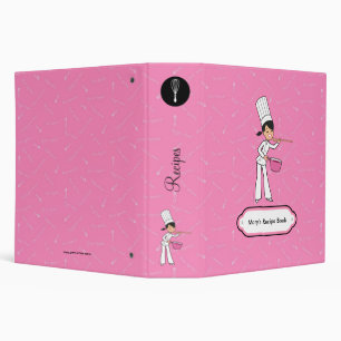 Personalized Recipe Journal Binder Illustrated