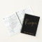 Personalized Recipe Journal in Black and Gold