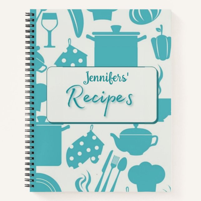 Personalized Recipe Notebook (Front)