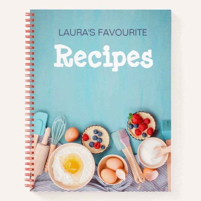 Personalized Recipe Notebook (Front)