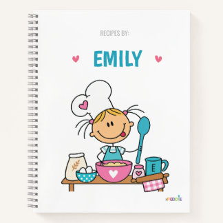 Personalized Recipe Notebook for Kids