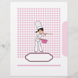 Personalized Recipe Pages - Chef Themed