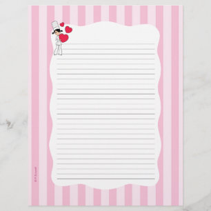 Personalized Recipe Pages for Recipe Binders