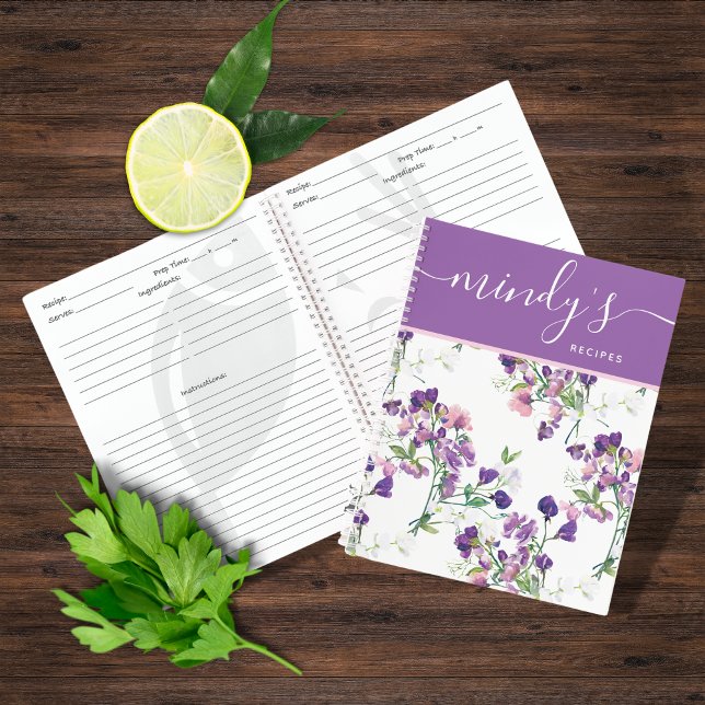 Personalized Recipe Spiral Notebook (Creator Uploaded)