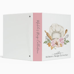 Personalized Recipes 3 Ring Binder