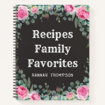 Personalized Recipes Family Favorites Organizer