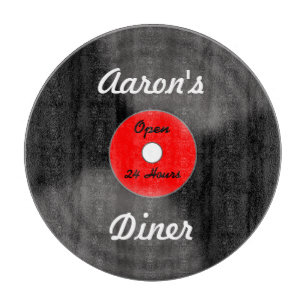 Personalized Record Kitchen Cutting Board Gift