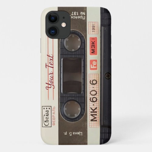 Personalized Recording Tape Vintage Phone case