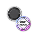 Personalized Recovery Gift Any Days Months Colour Magnet at Zazzle