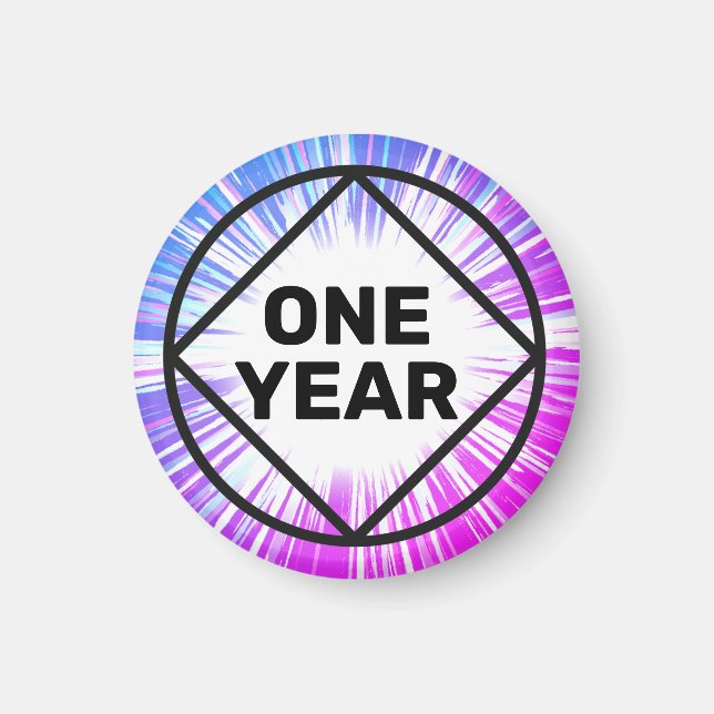 Personalized Recovery Gift any days months colour Magnet (Front)