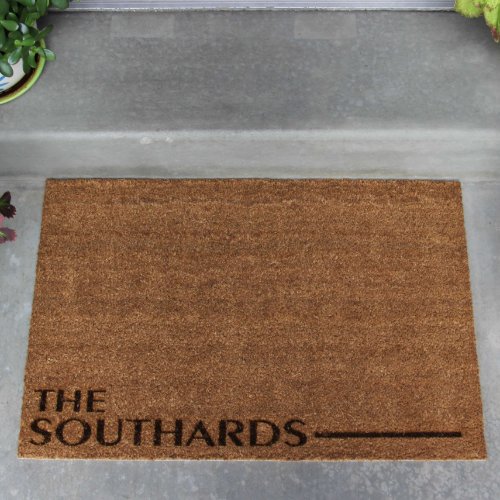 Personalized Rectangle Door Mat Housewarming Gift 