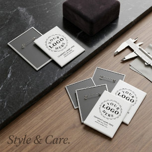 Personalized Rectangular Button – Add Your Text