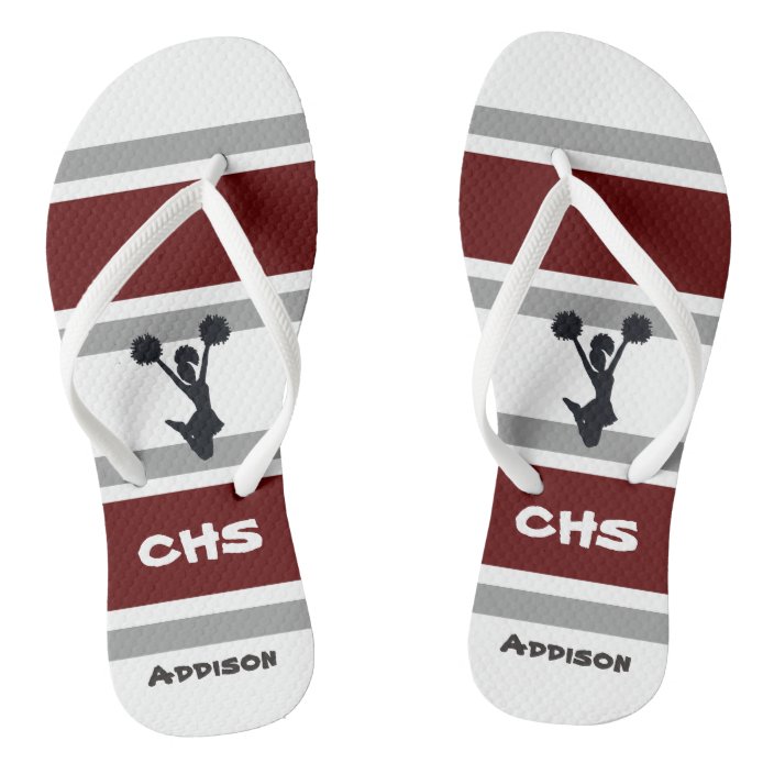 cheerleader flip flops