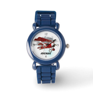 Personalized "Red Baron" Triplane Watch