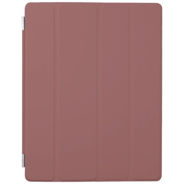 Personalized Red Brown iPad Smart Cover (Front)