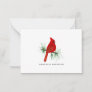 Personalized Red Cardinal Note Card