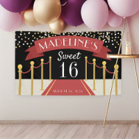 Personalized Red Carpet Theme Sweet Sixteen