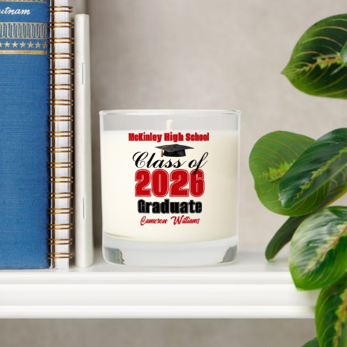 Personalized Red Class of 2026 Graduation
