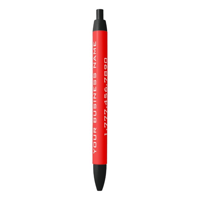Personalized Red GMF Pen (Front Vertical)