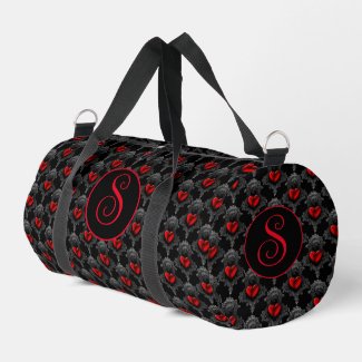 Personalized Red Goth Heart