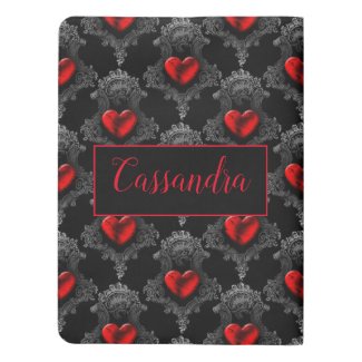Personalized Red Goth Heart