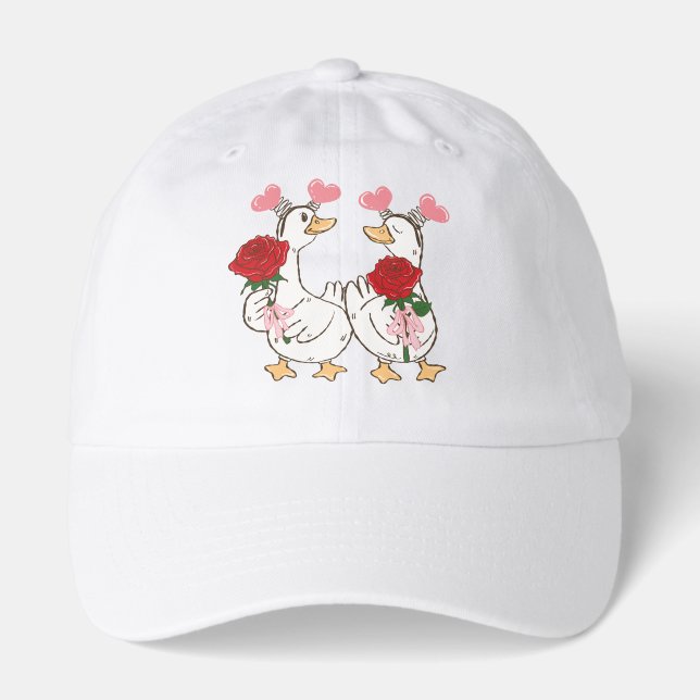 Personalized Red Love Valentine's Day Hat (Front)