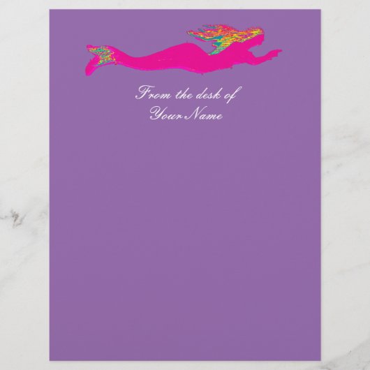 personalized red mermaid (Front)