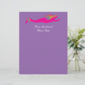 personalized red mermaid (Standing Front)
