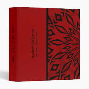 Personalized: Red Rage Binder