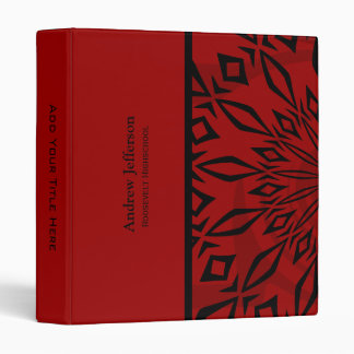 Personalized:  Red Rage Binder