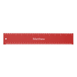 Personalized Red Ruler