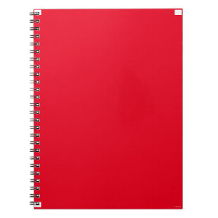 Personalized Red Success Notebook