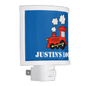 Personalized red toy train night light for kids (Right)