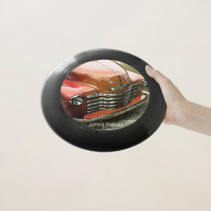 Personalized Red Truck Frisbee
