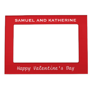 Personalized Red Valentine’s Day Magnetic Frame