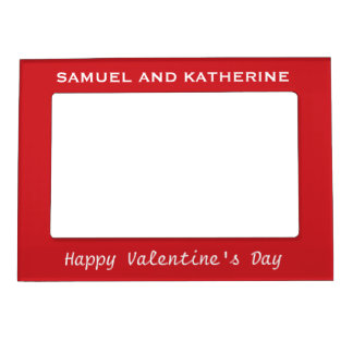 Personalized Red Valentine’s Day Magnetic Frame
