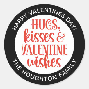 Personalized Red Valentine Sticker