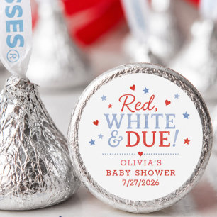 Personalized Red White & Due Kisses Hershey®'s Kisses®
