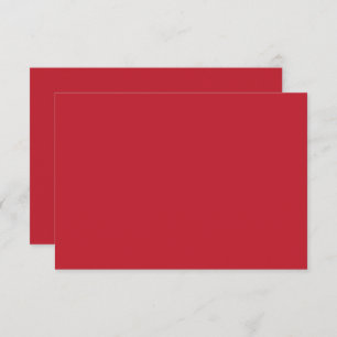Personalized Red & White Thank You Cards