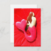 personalized redhead mermaid (Front/Back)