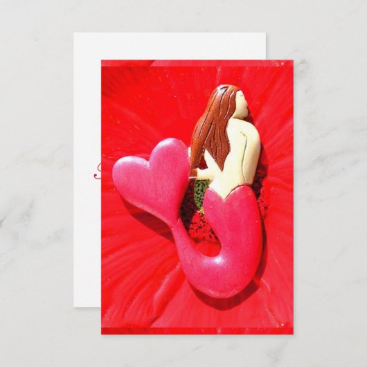 personalized redhead mermaid (Front/Back)