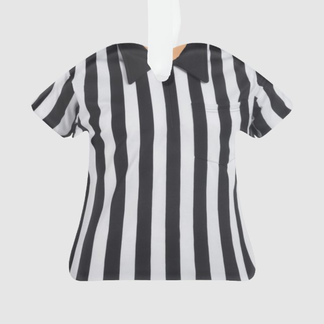 Personalized Referee Christmas Holiday Ornament (Front)